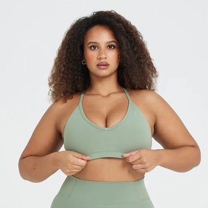 Oner Active TIMELESS STRAPPY BRALETTE in Sage
